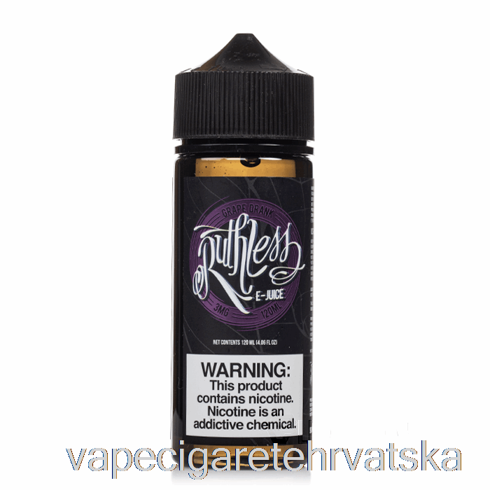 Vape Cigarete Grape Drank - Nemilosrdna Para - 120ml 6mg